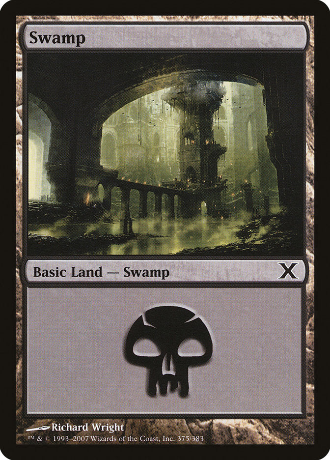 Swamp (375) [Tenth Edition] | Good Games Morley