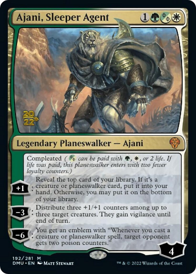 Ajani, Sleeper Agent [Dominaria United Prerelease Promos] | Good Games Morley