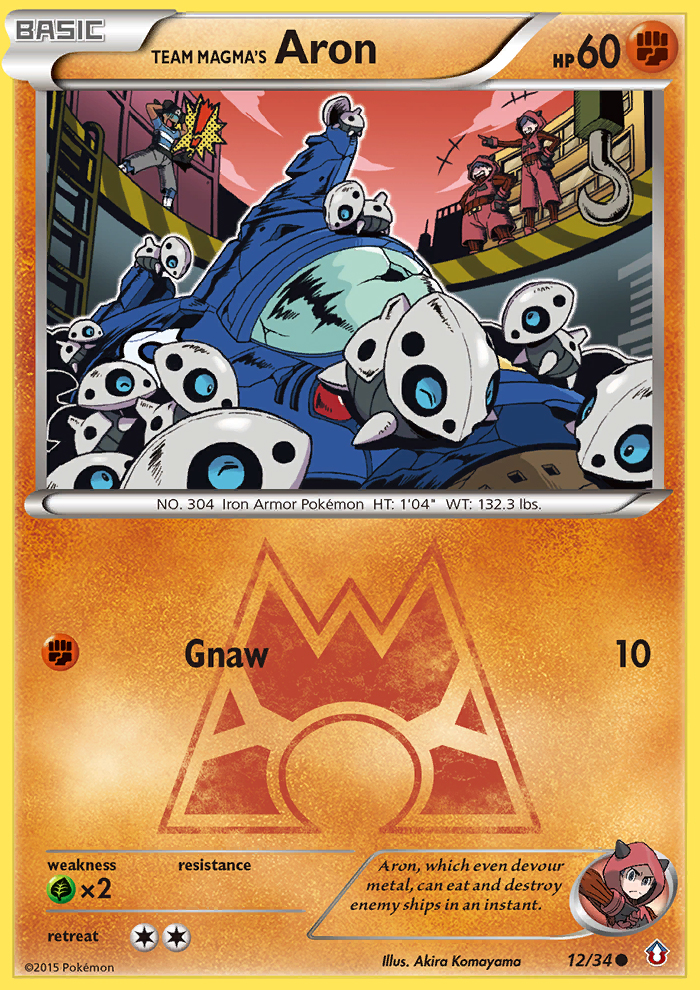 Team Magma's Aron (12/34) [XY: Double Crisis] | Good Games Morley