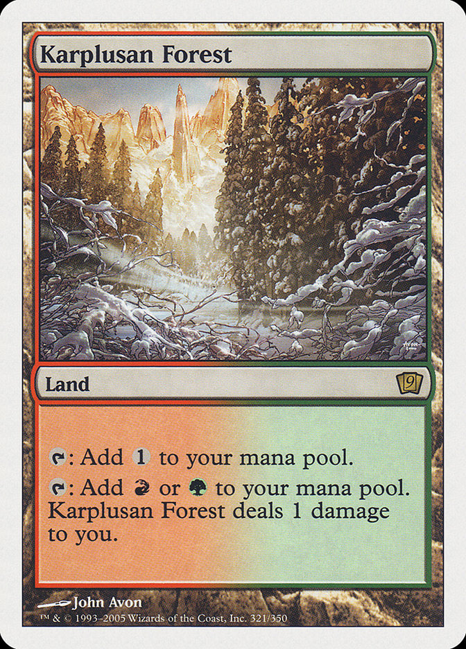 Karplusan Forest [Ninth Edition] | Good Games Morley