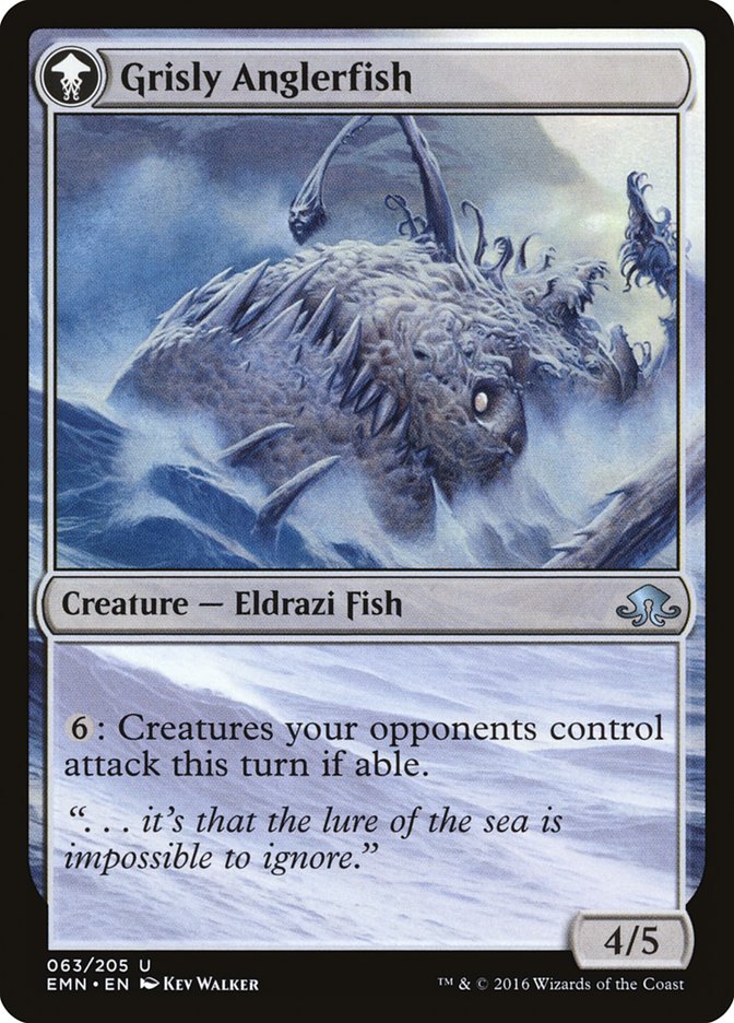 Grizzled Angler // Grisly Anglerfish [Eldritch Moon] | Good Games Morley