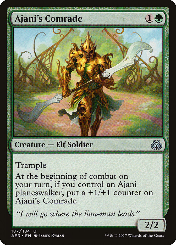 Ajani's Comrade [Aether Revolt] | Good Games Morley