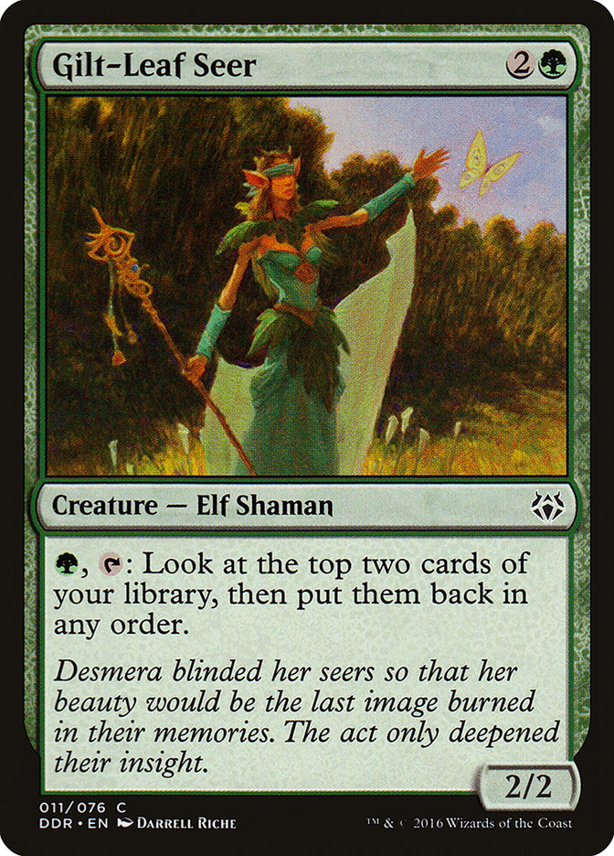 Gilt-Leaf Seer [Duel Decks: Nissa vs. Ob Nixilis] | Good Games Morley