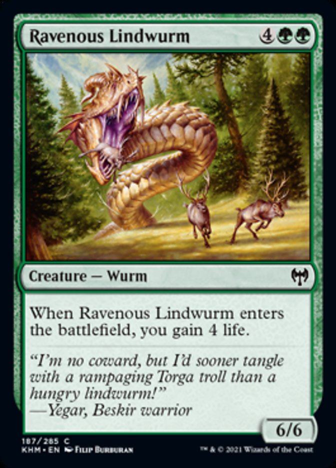 Ravenous Lindwurm [Kaldheim] | Good Games Morley