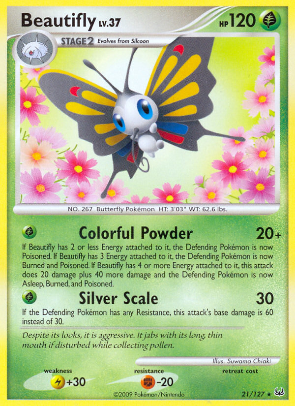 Beautifly (21/127) [Platinum: Base Set] | Good Games Morley