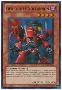 Genex Ally Volcannon [HA04-EN004] Super Rare | Good Games Morley