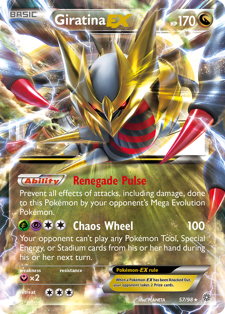 Giratina EX (57/98) [XY: Ancient Origins] | Good Games Morley