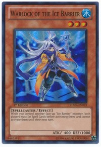 Warlock of the Ice Barrier [HA04-EN023] Super Rare | Good Games Morley