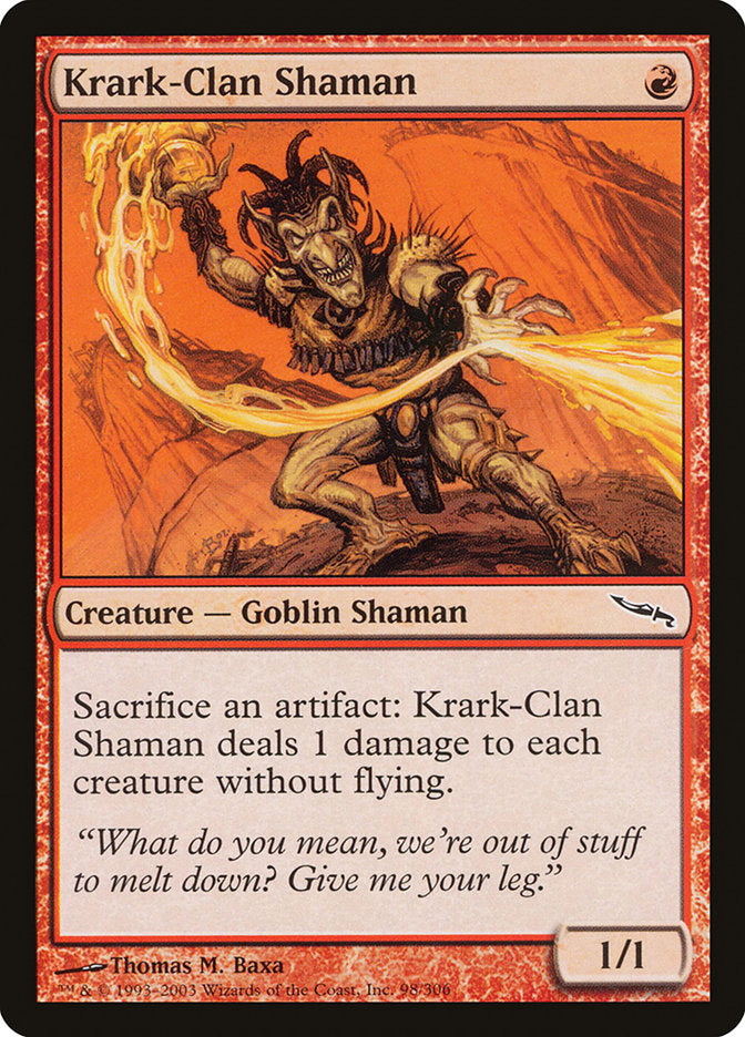 Krark-Clan Shaman [Mirrodin] | Good Games Morley