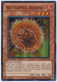 Neo Flamvell Hedgehog [HA04-EN032] Super Rare | Good Games Morley