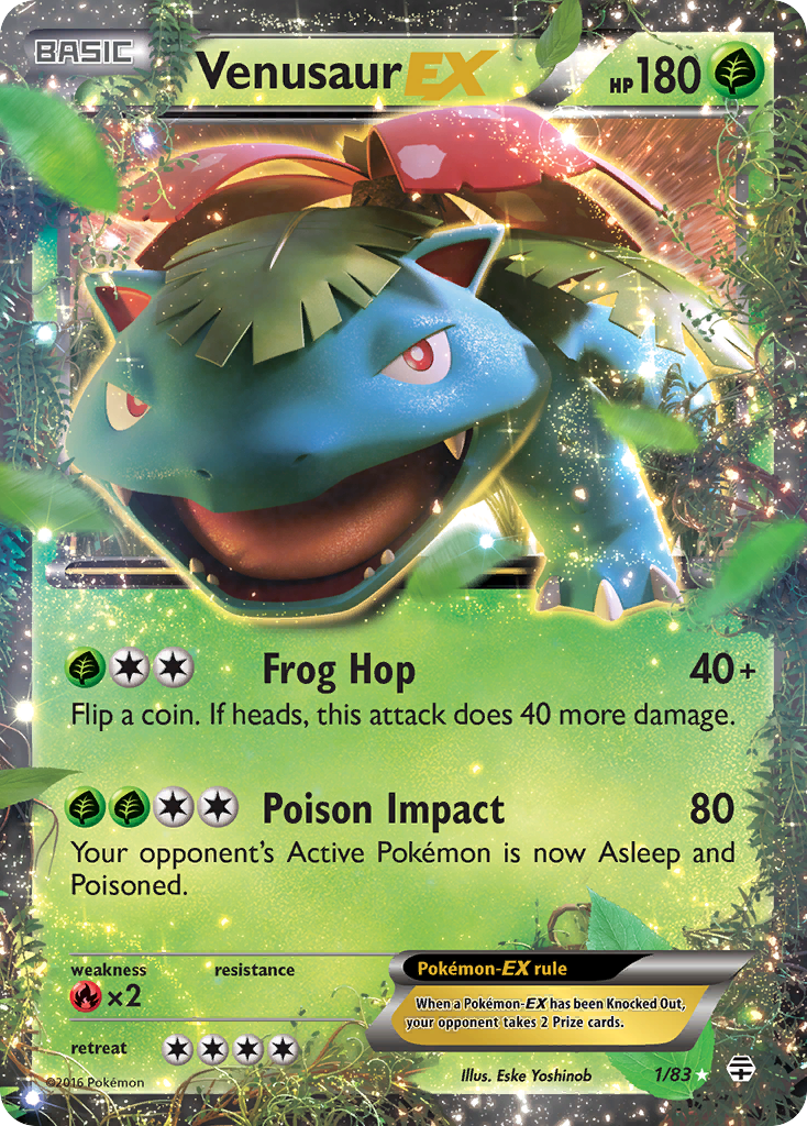 Venusaur EX (1/83) [XY: Generations] | Good Games Morley