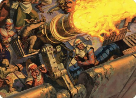 Mana Cannons Art Card [Dominaria United Art Series] | Good Games Morley