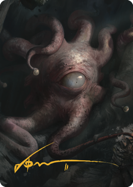 Consuming Aberration Art Card (Gold-Stamped Signature) [Commander Legends: Battle for Baldur's Gate Art Series] | Good Games Morley