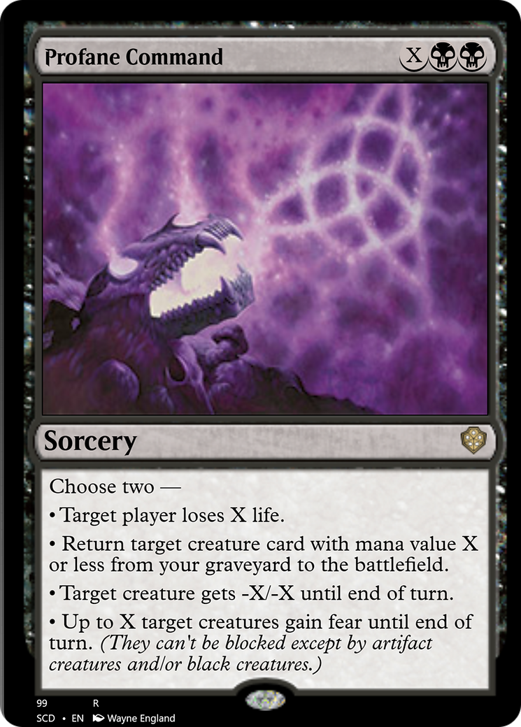 Profane Command [Starter Commander Decks] | Good Games Morley