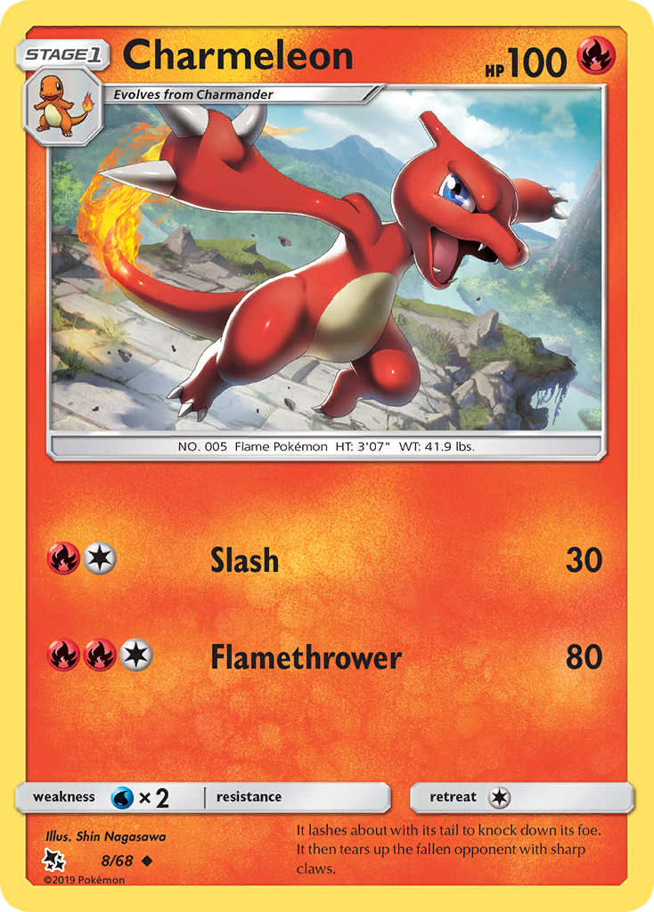 Charmeleon (8/68) [Sun & Moon: Hidden Fates] | Good Games Morley