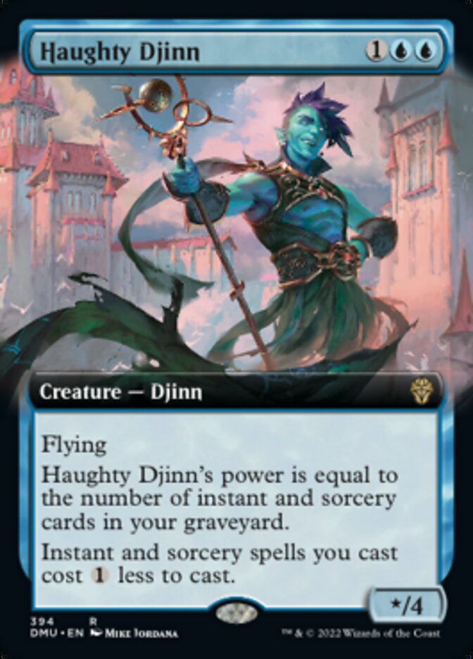 Haughty Djinn (Extended Art) [Dominaria United] | Good Games Morley