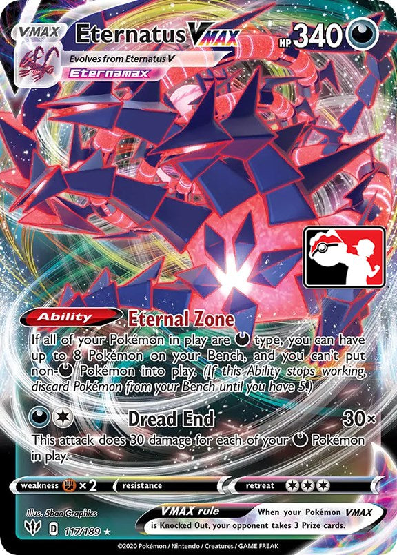 Eternatus VMAX (117/189) [Prize Pack Series One] | Good Games Morley