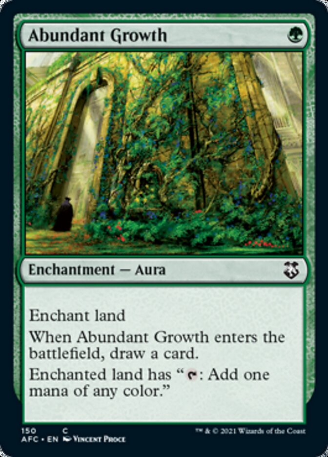 Abundant Growth [Dungeons & Dragons: Adventures in the Forgotten Realms Commander] | Good Games Morley