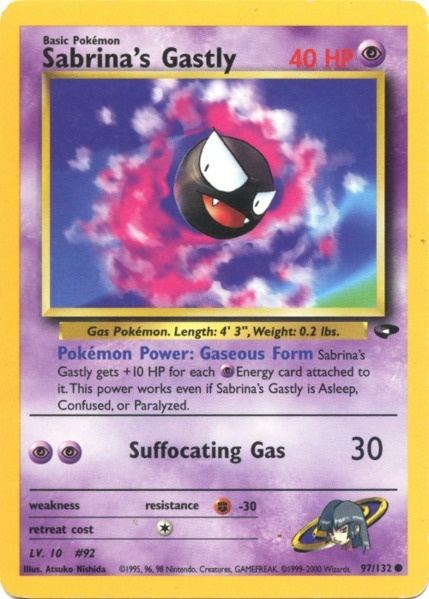 Sabrina's Gastly (97/132) [Gym Challenge Unlimited] | Good Games Morley