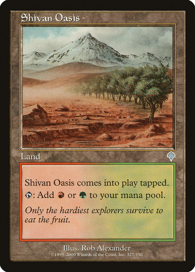 Shivan Oasis [Invasion] | Good Games Morley