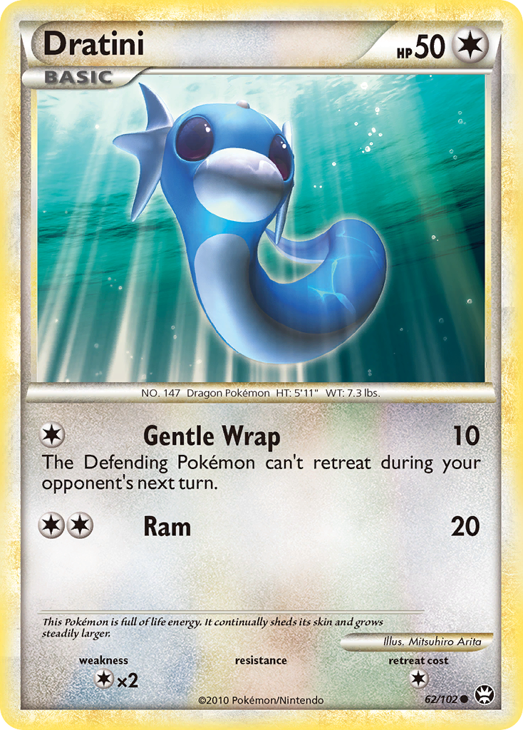 Dratini (62/102) [HeartGold & SoulSilver: Triumphant] | Good Games Morley