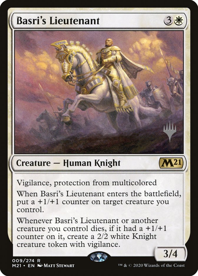 Basri's Lieutenant (Promo Pack) [Core Set 2021 Promos] | Good Games Morley