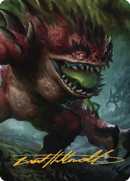 Hezrou Art Card (Gold-Stamped Signature) [Commander Legends: Battle for Baldur's Gate Art Series] | Good Games Morley