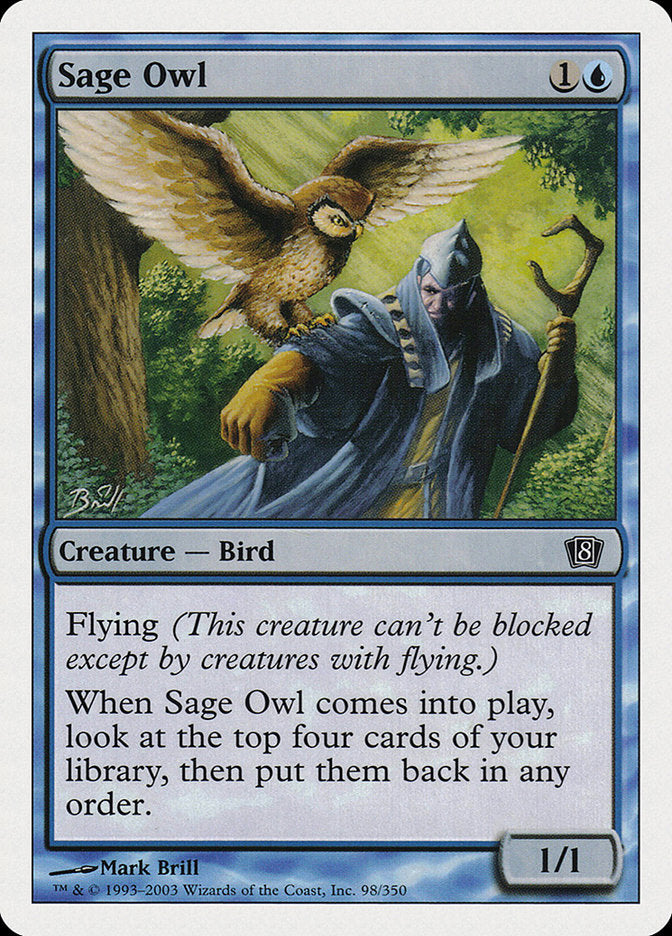 Sage Owl [Eighth Edition] | Good Games Morley