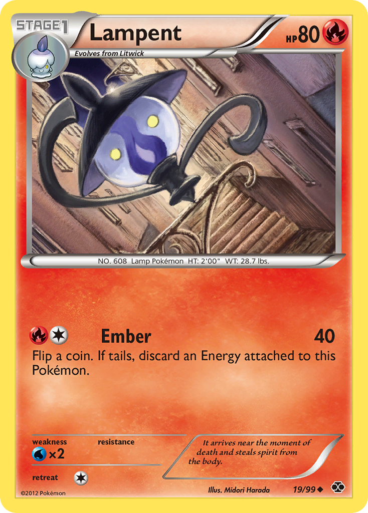 Lampent (19/99) [Black & White: Next Destinies] | Good Games Morley