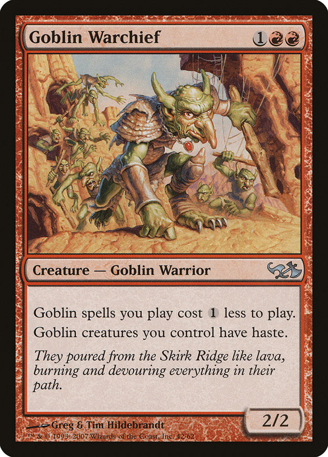 Goblin Warchief [Duel Decks: Elves vs. Goblins] | Good Games Morley
