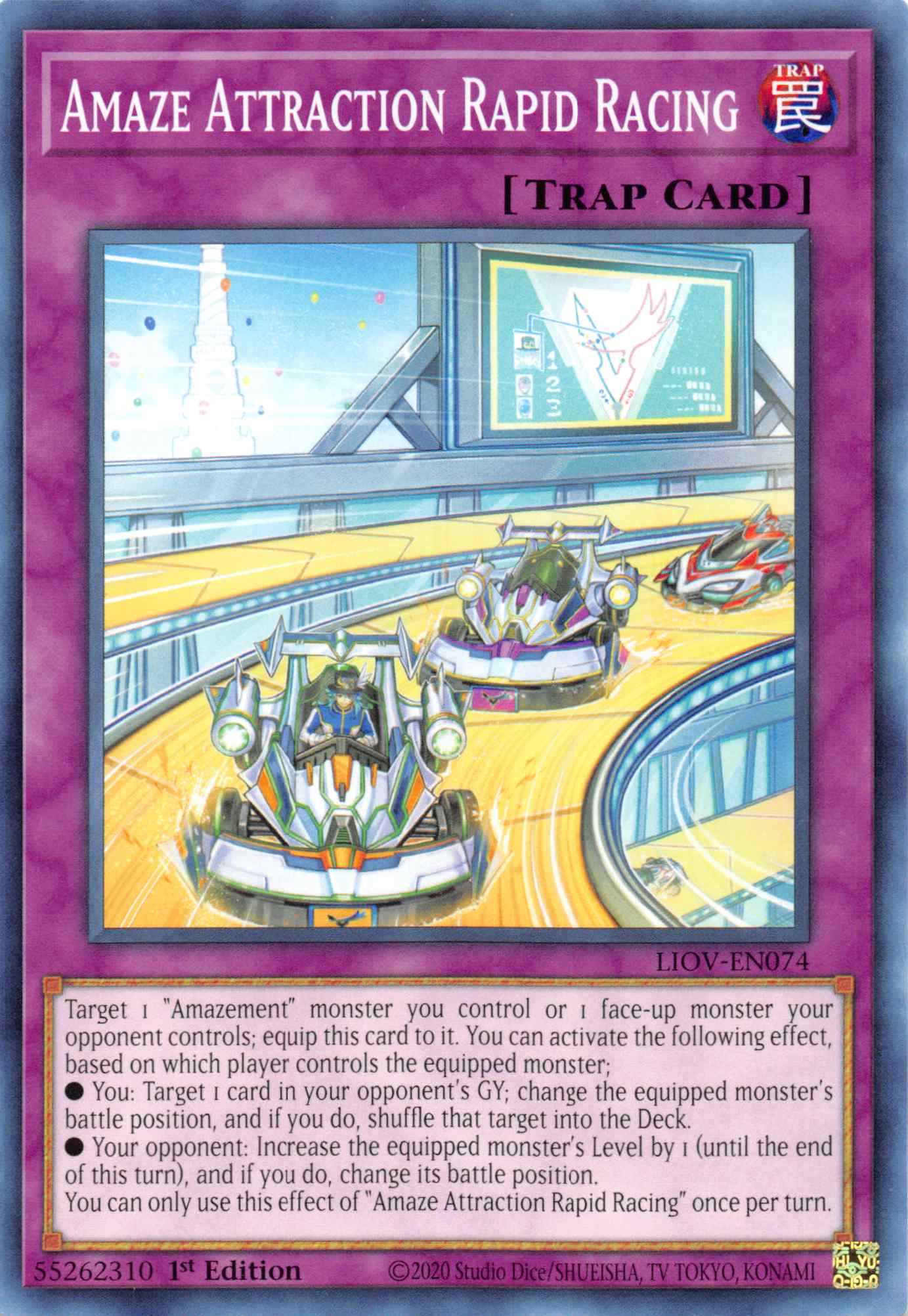 Amaze Attraction Rapid Racing [LIOV-EN074] Common | Good Games Morley