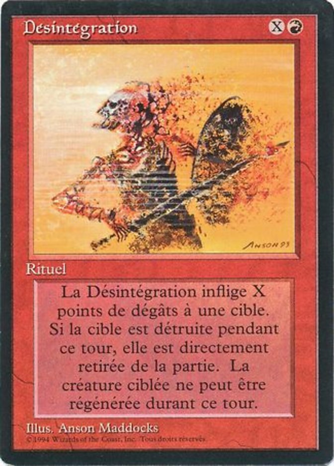 Disintegrate [Foreign Black Border] | Good Games Morley