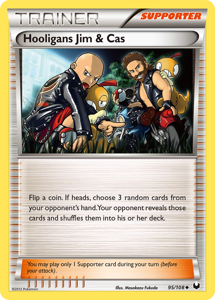 Hooligans Jim & Cas (95/108) [Black & White: Dark Explorers] | Good Games Morley