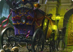 Honeymoon Hearse Art Card [Innistrad: Crimson Vow Art Series] | Good Games Morley