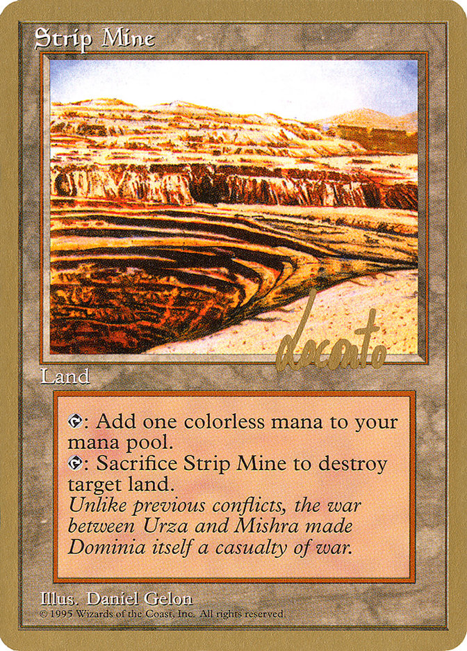 Strip Mine (Michael Loconto) [Pro Tour Collector Set] | Good Games Morley
