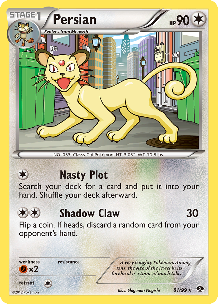 Persian (81/99) [Black & White: Next Destinies] | Good Games Morley