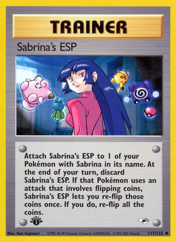 Sabrina's ESP (117/132) [Gym Heroes 1st Edition] | Good Games Morley