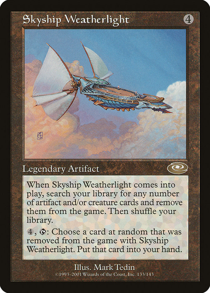 Skyship Weatherlight (Mark Tedin) [Planeshift] | Good Games Morley