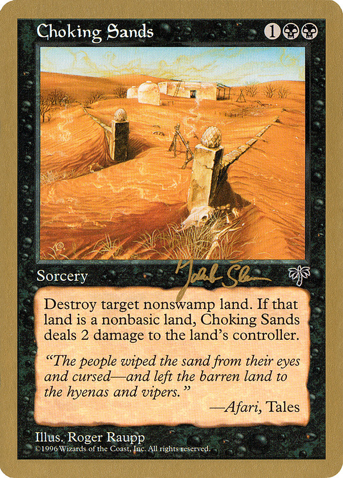 Choking Sands (Jakub Slemr) [World Championship Decks 1997] | Good Games Morley