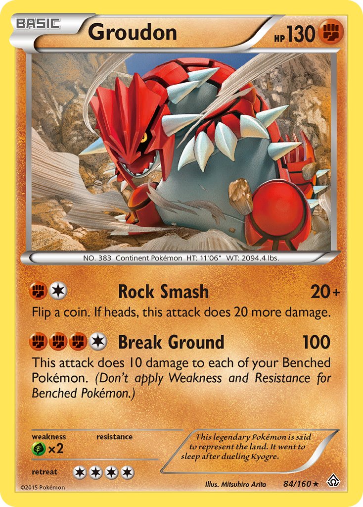 Groudon (84/160) (Theme Deck Exclusive) [XY: Primal Clash] | Good Games Morley