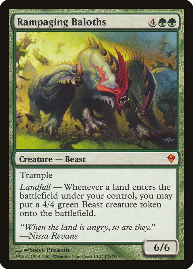Rampaging Baloths [Zendikar] | Good Games Morley