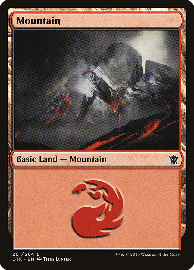 Mountain (261) [Dragons of Tarkir] | Good Games Morley