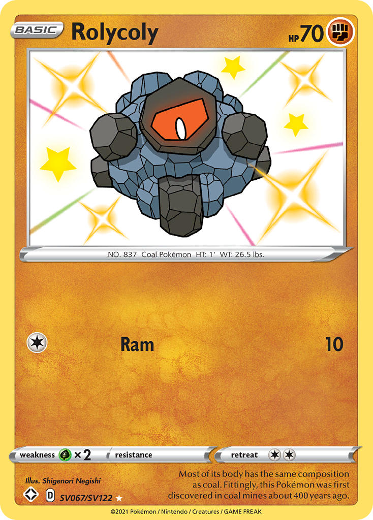Rolycoly (SV067/SV122) [Sword & Shield: Shining Fates] | Good Games Morley