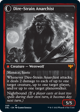 Volatile Arsonist // Dire-Strain Anarchist [Innistrad: Double Feature] | Good Games Morley