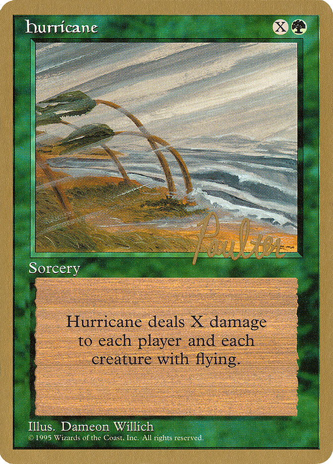 Hurricane (Preston Poulter) [Pro Tour Collector Set] | Good Games Morley