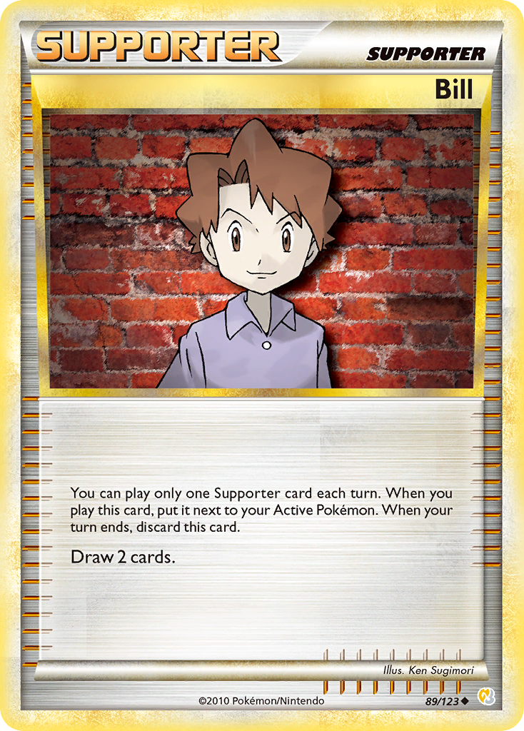 Bill (89/123) [HeartGold & SoulSilver: Base Set] | Good Games Morley