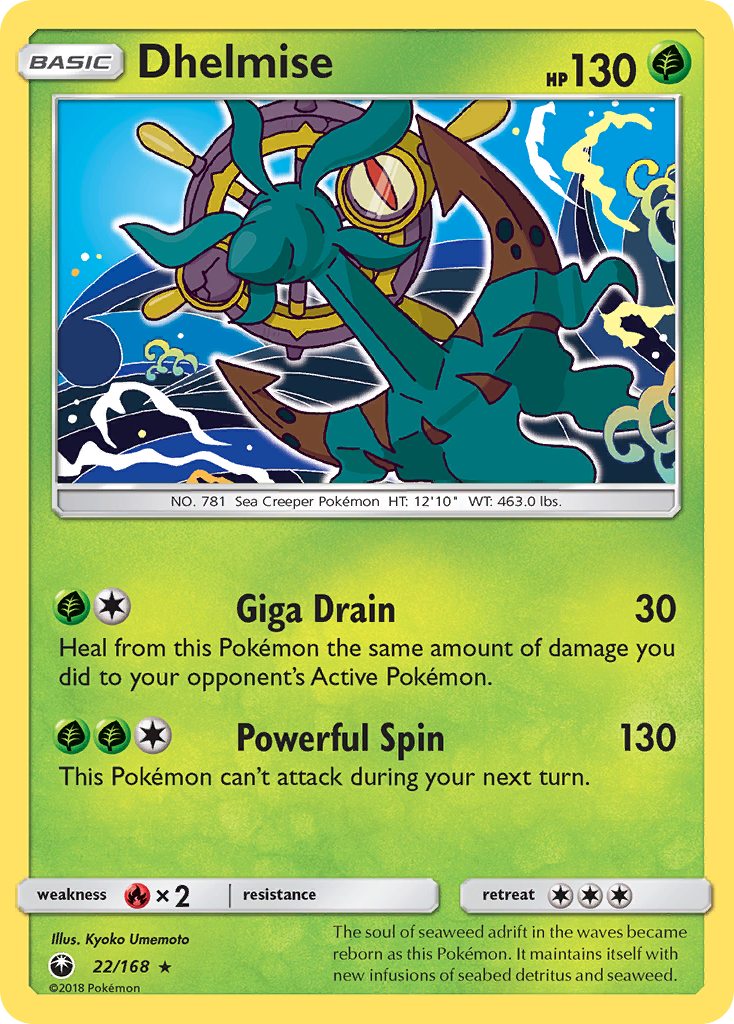 Dhelmise (22/168) [Sun & Moon: Celestial Storm] | Good Games Morley