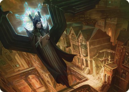 Angelic Sleuth Art Card [Streets of New Capenna Art Series] | Good Games Morley