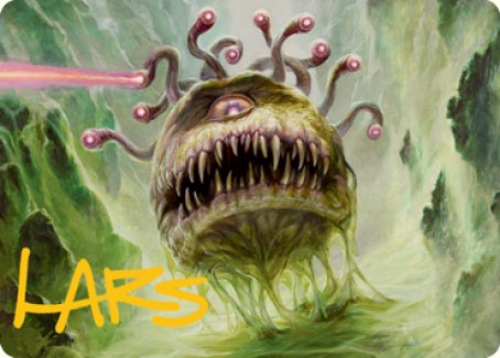 Beholder Art Card (Gold-Stamped Signature) [Dungeons & Dragons: Adventures in the Forgotten Realms Art Series] | Good Games Morley