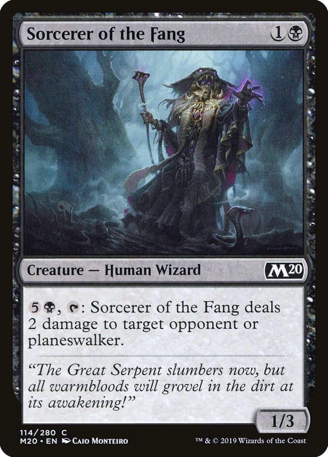 Sorcerer of the Fang [Core Set 2020] | Good Games Morley